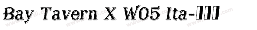Bay Tavern X W05 Ita字体转换